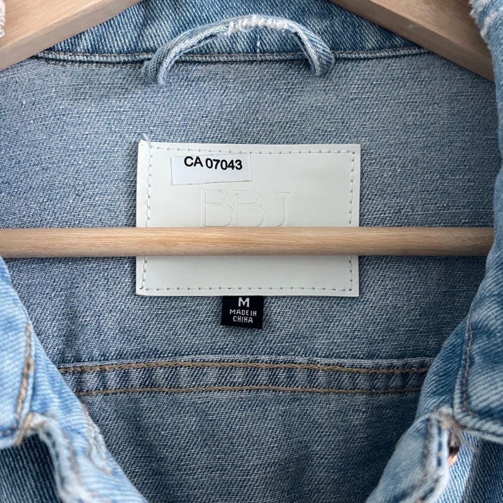 Distressed Denim Jacket - Picture 2 of 4